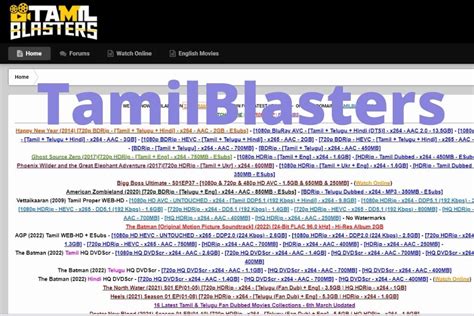 tamilblasters new website|[Updated] TamilBlasters Proxy 